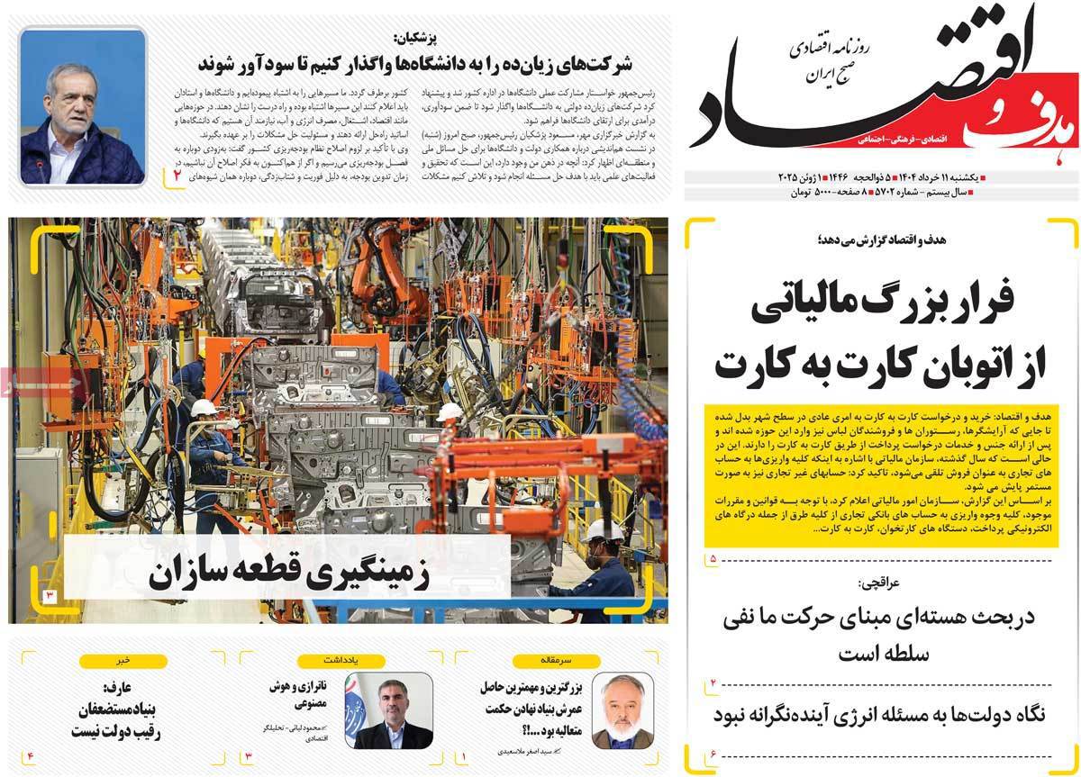 هدف و اقتصاد