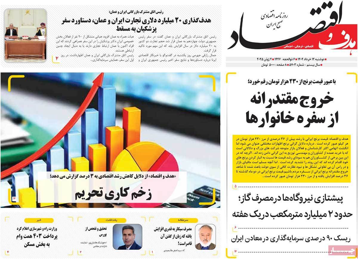 هدف و اقتصاد