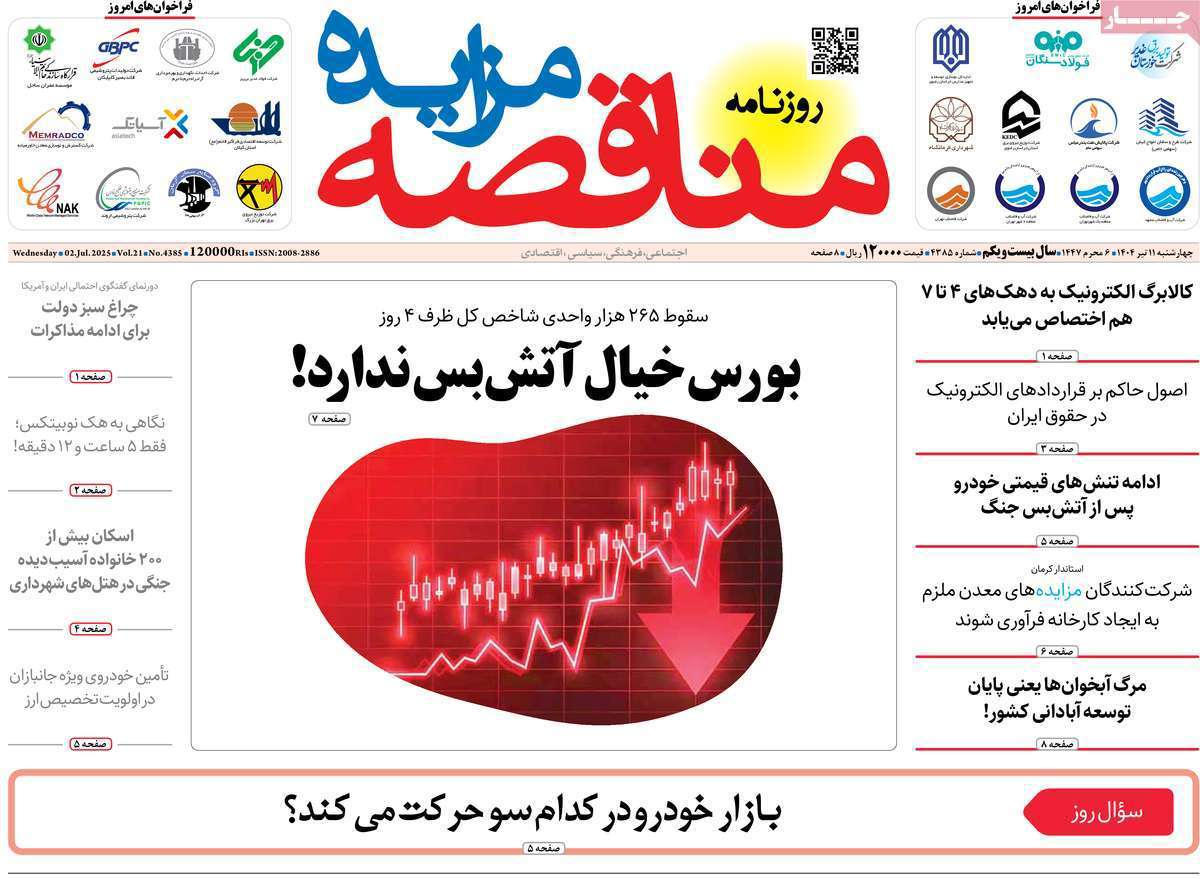 مناقصه مزایده