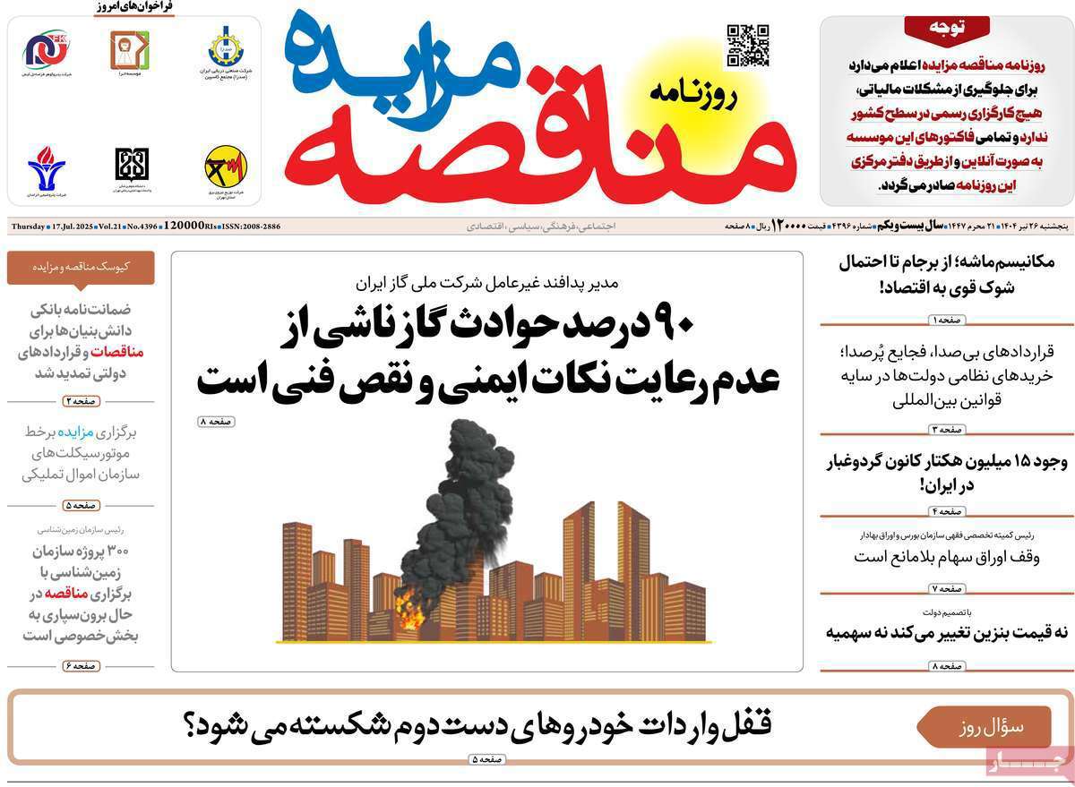 مناقصه مزایده