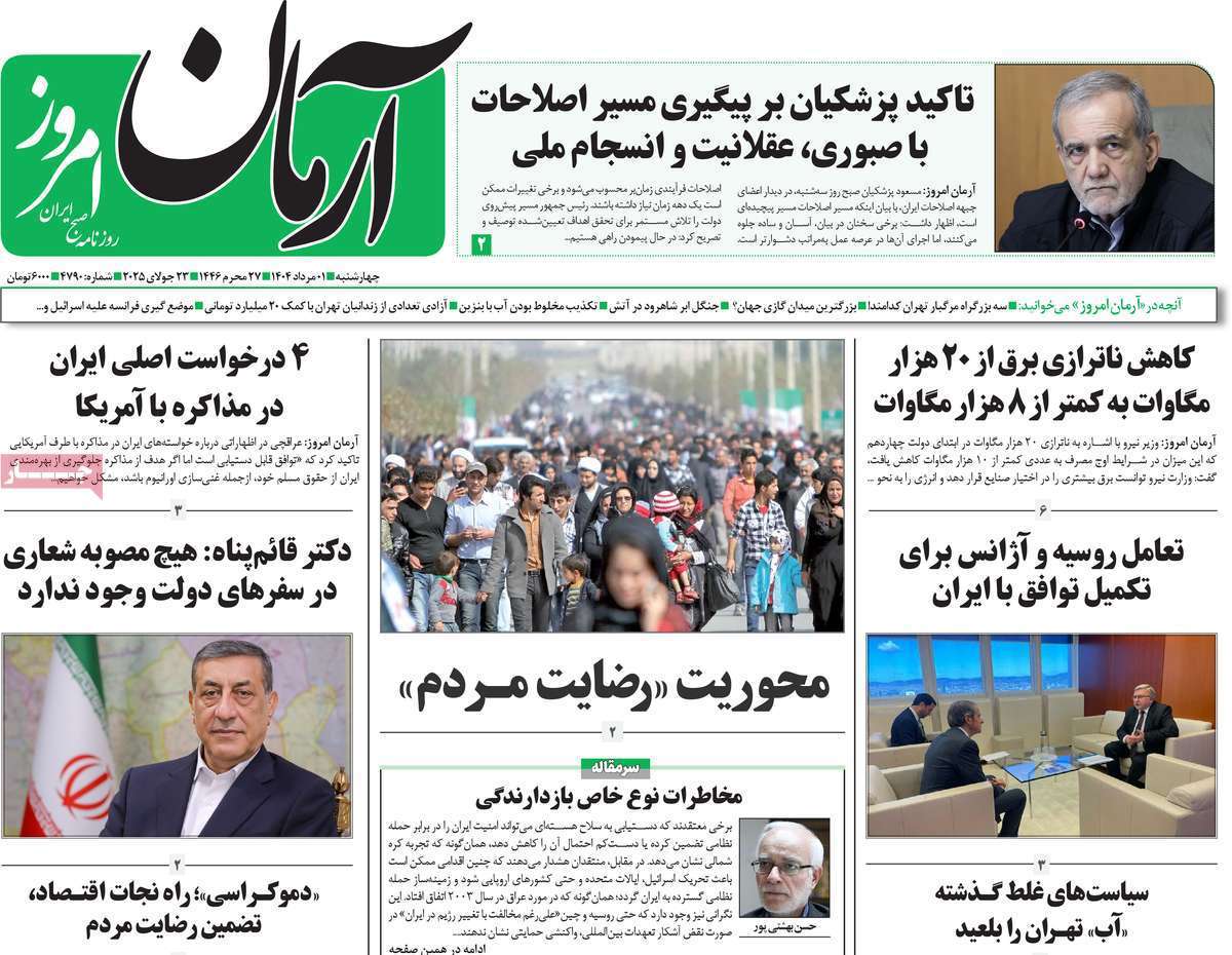 آرمان امروز