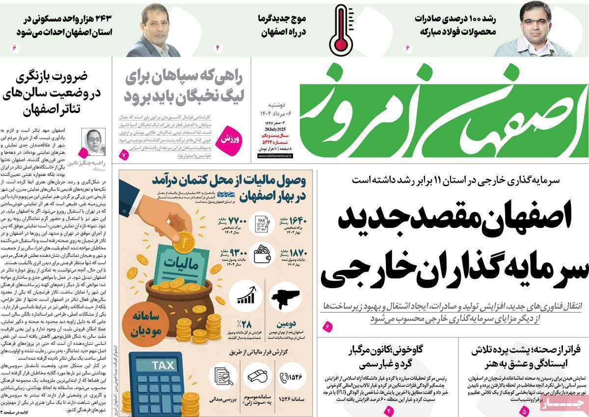 اصفهان امروز