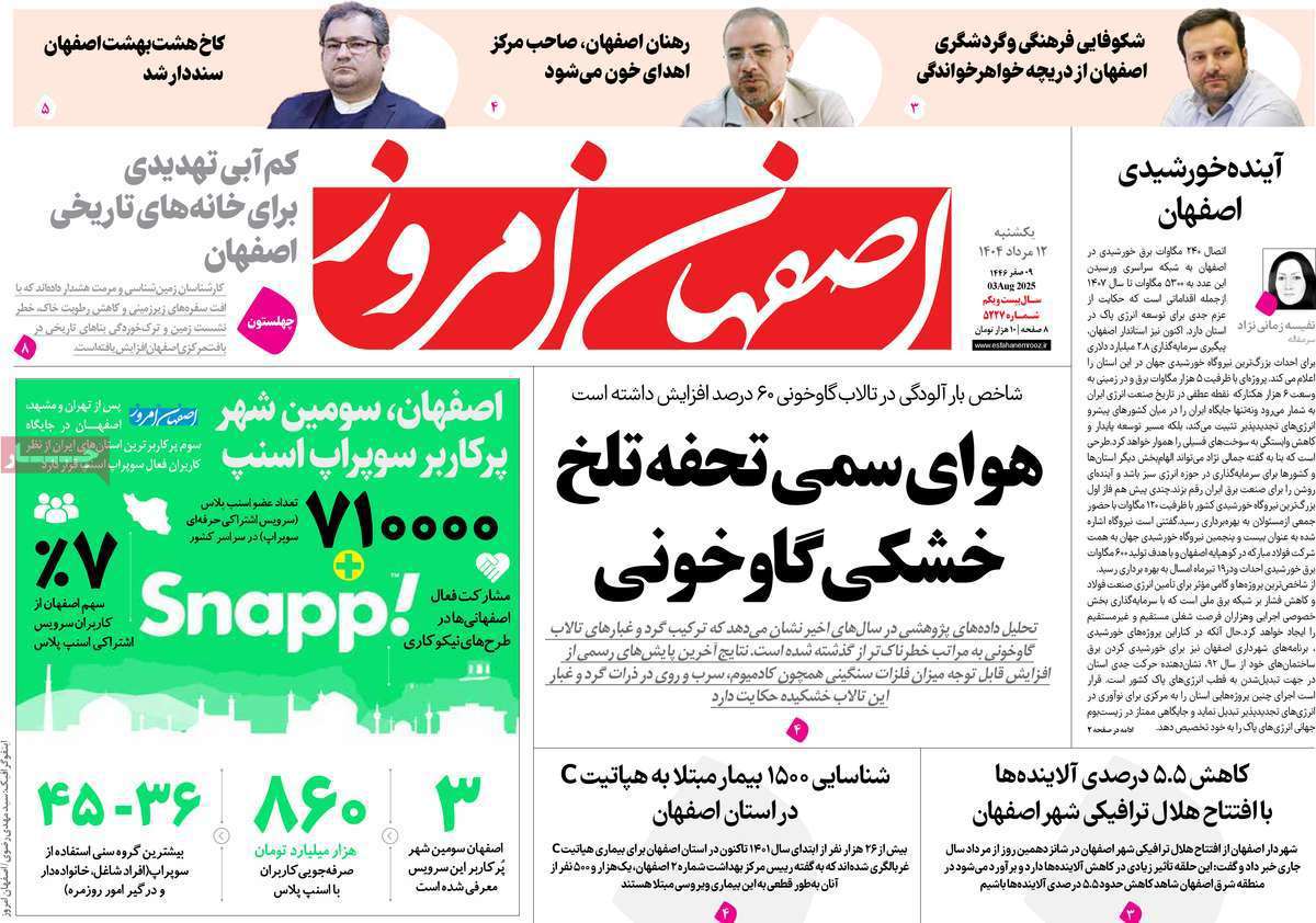 اصفهان امروز