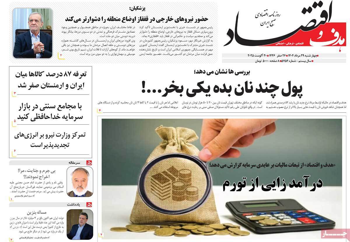 هدف و اقتصاد