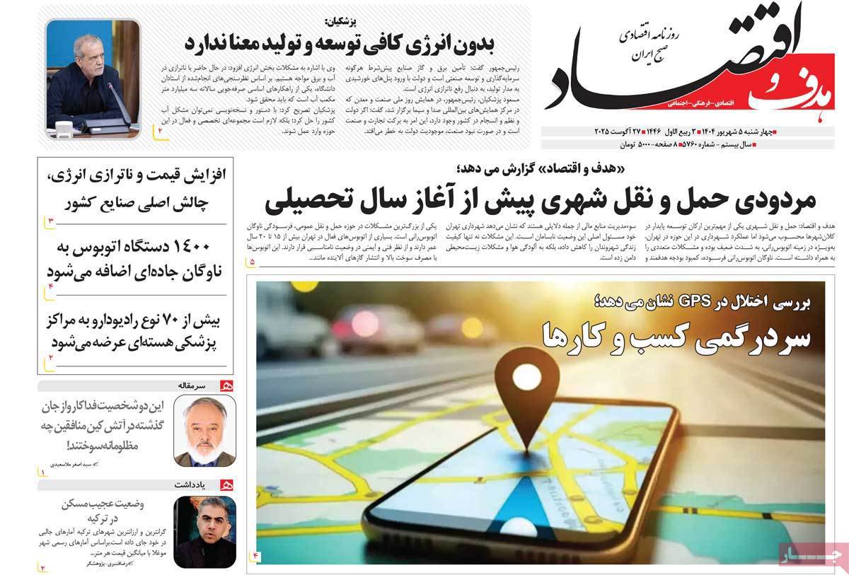 هدف و اقتصاد