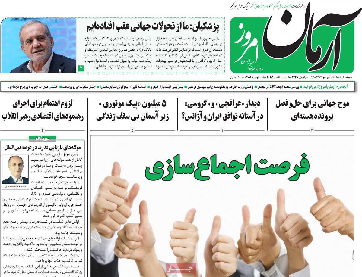 آرمان امروز