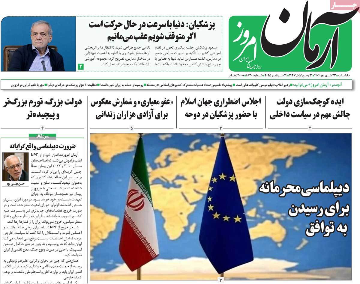 آرمان امروز