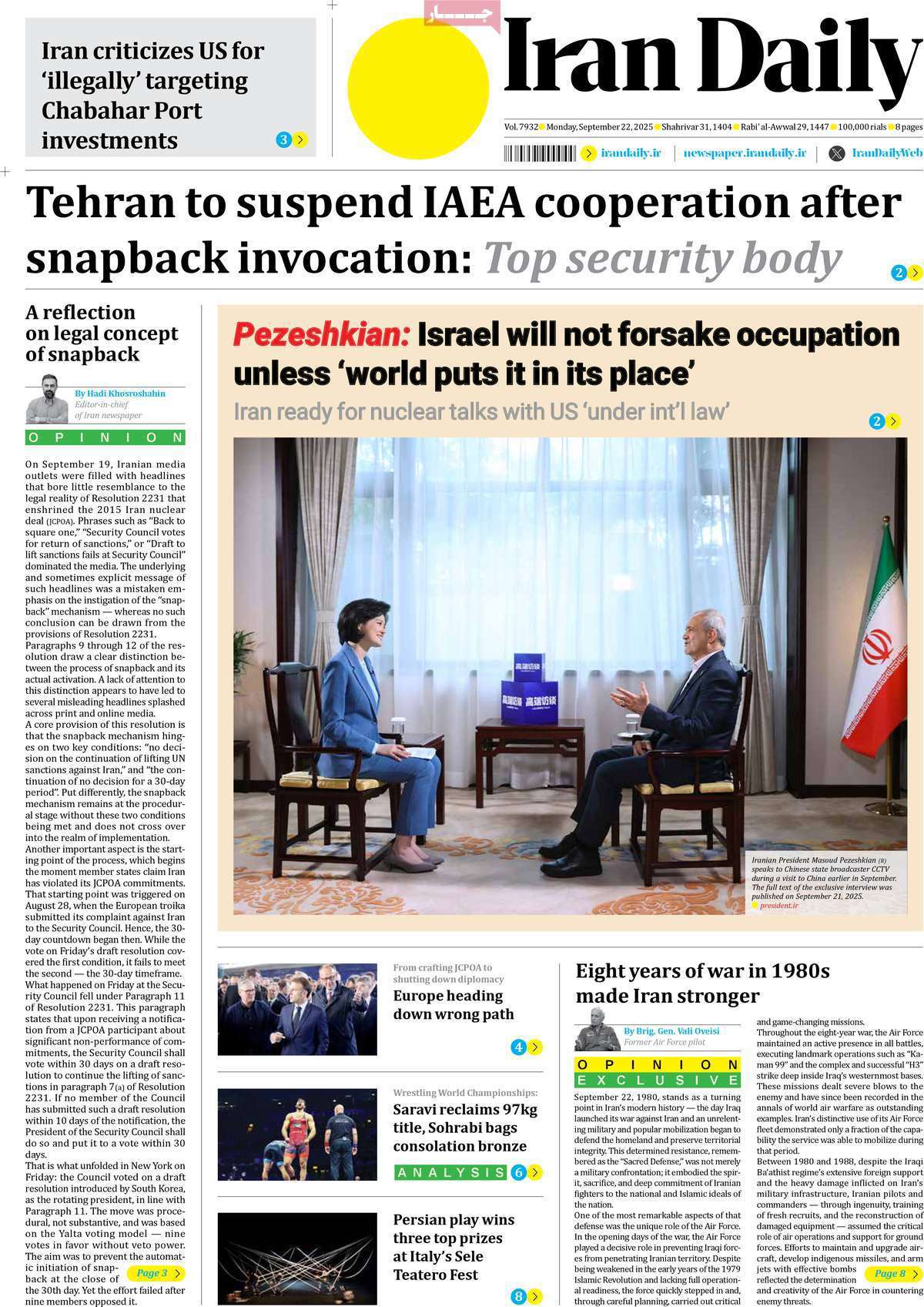 Iran Daily
