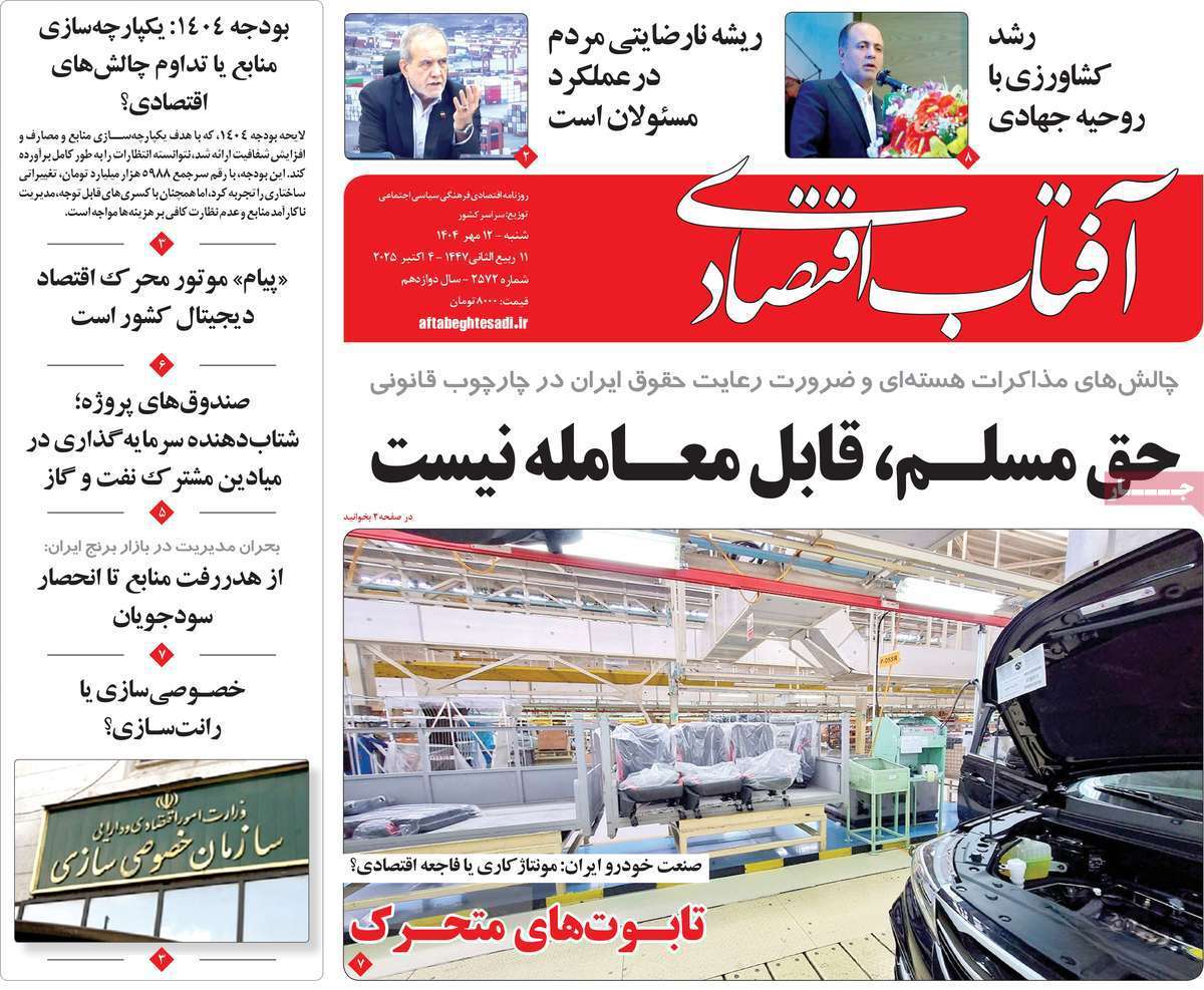 آفتاب اقتصادی