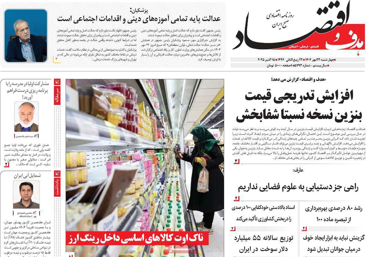 هدف و اقتصاد