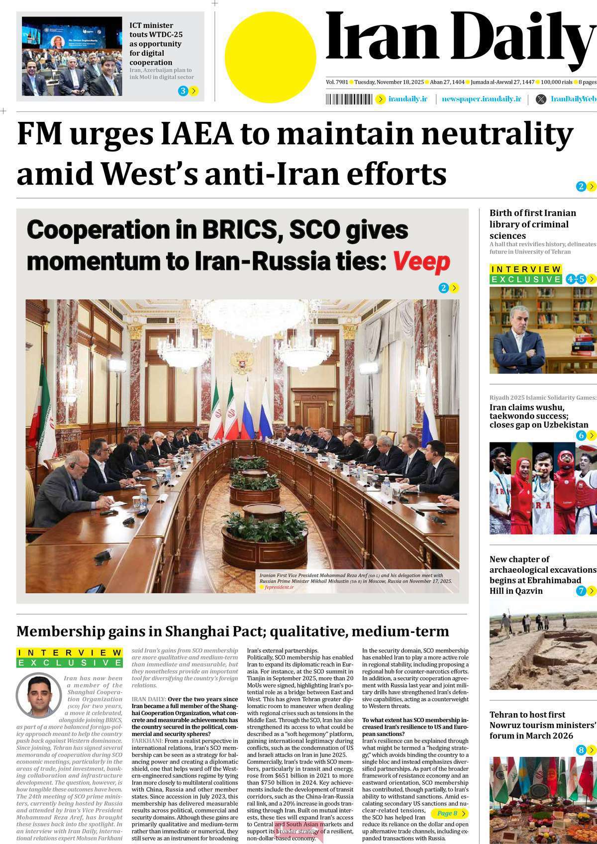 Iran Daily