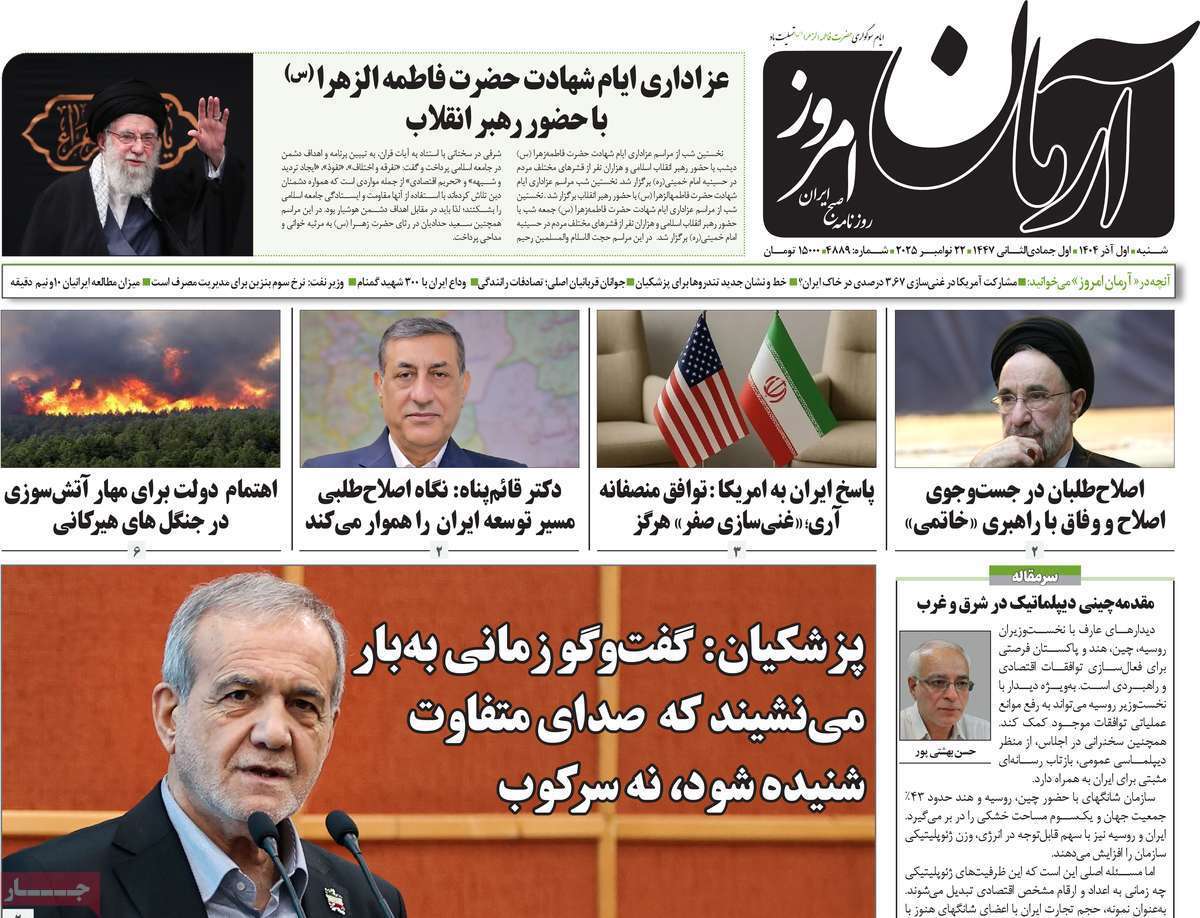 آرمان امروز