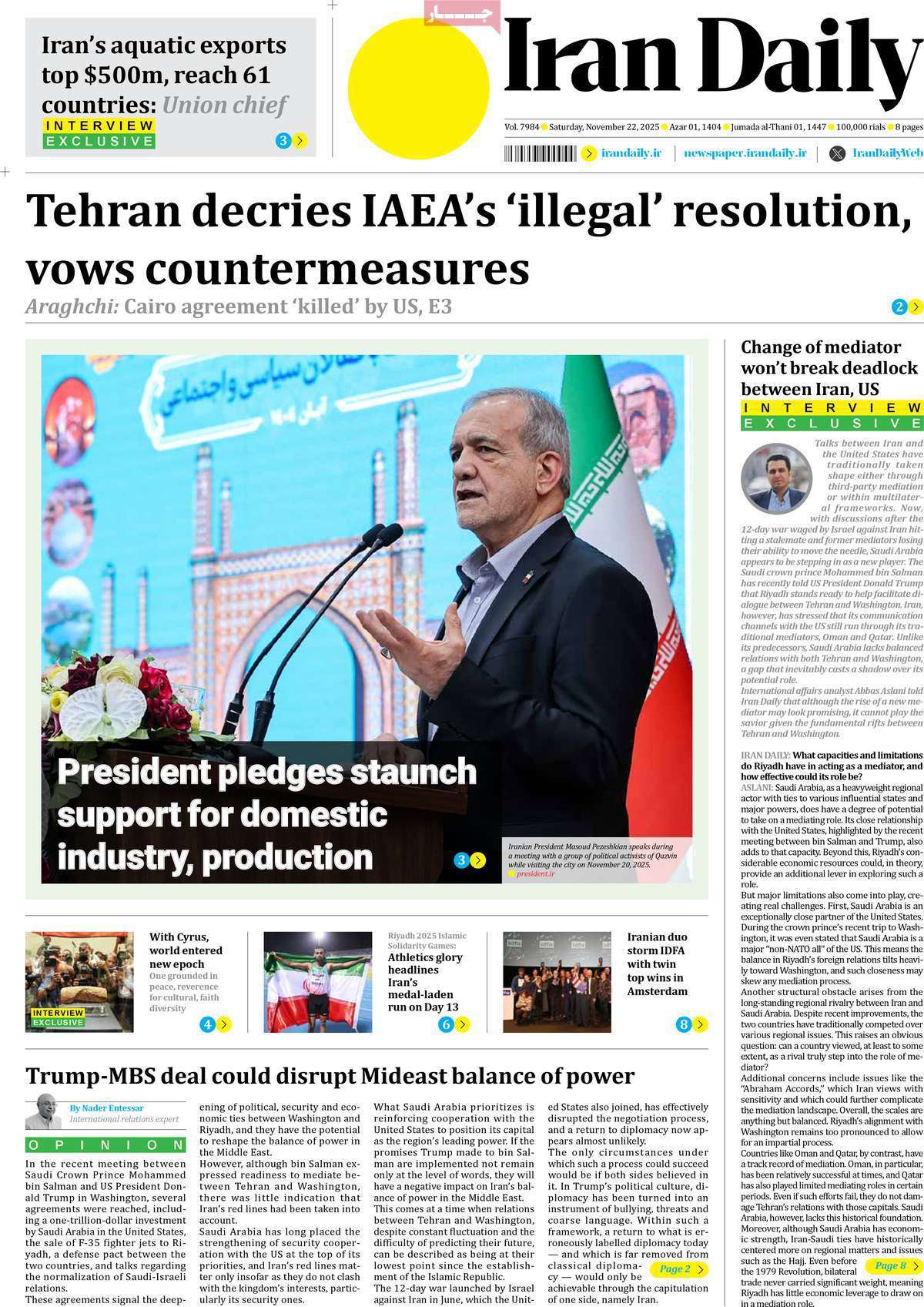 Iran Daily