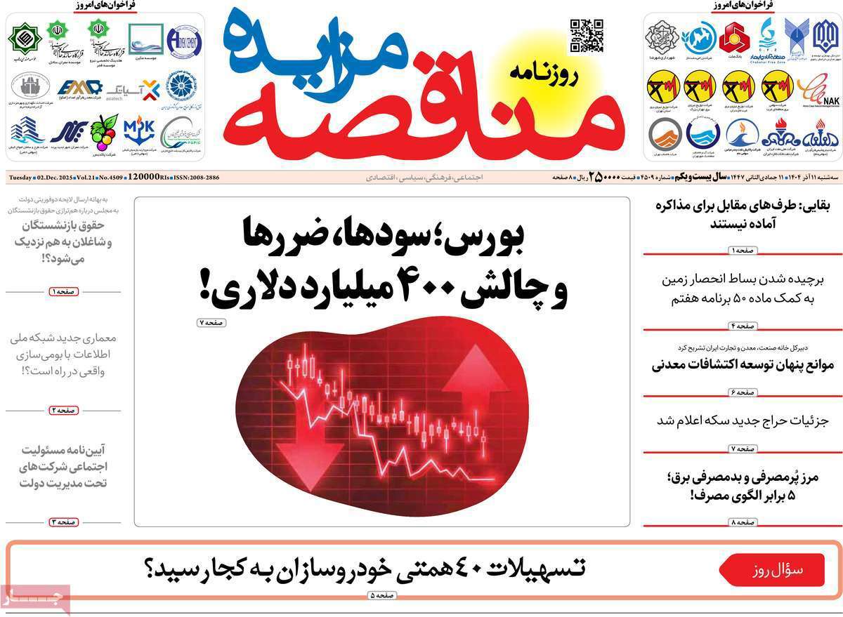 مناقصه مزایده