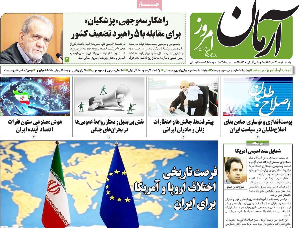 آرمان امروز