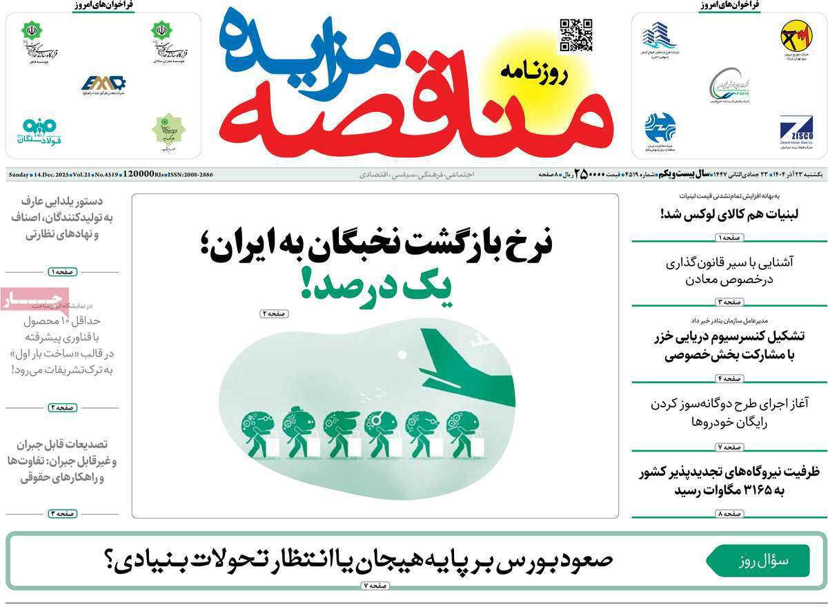 مناقصه مزایده